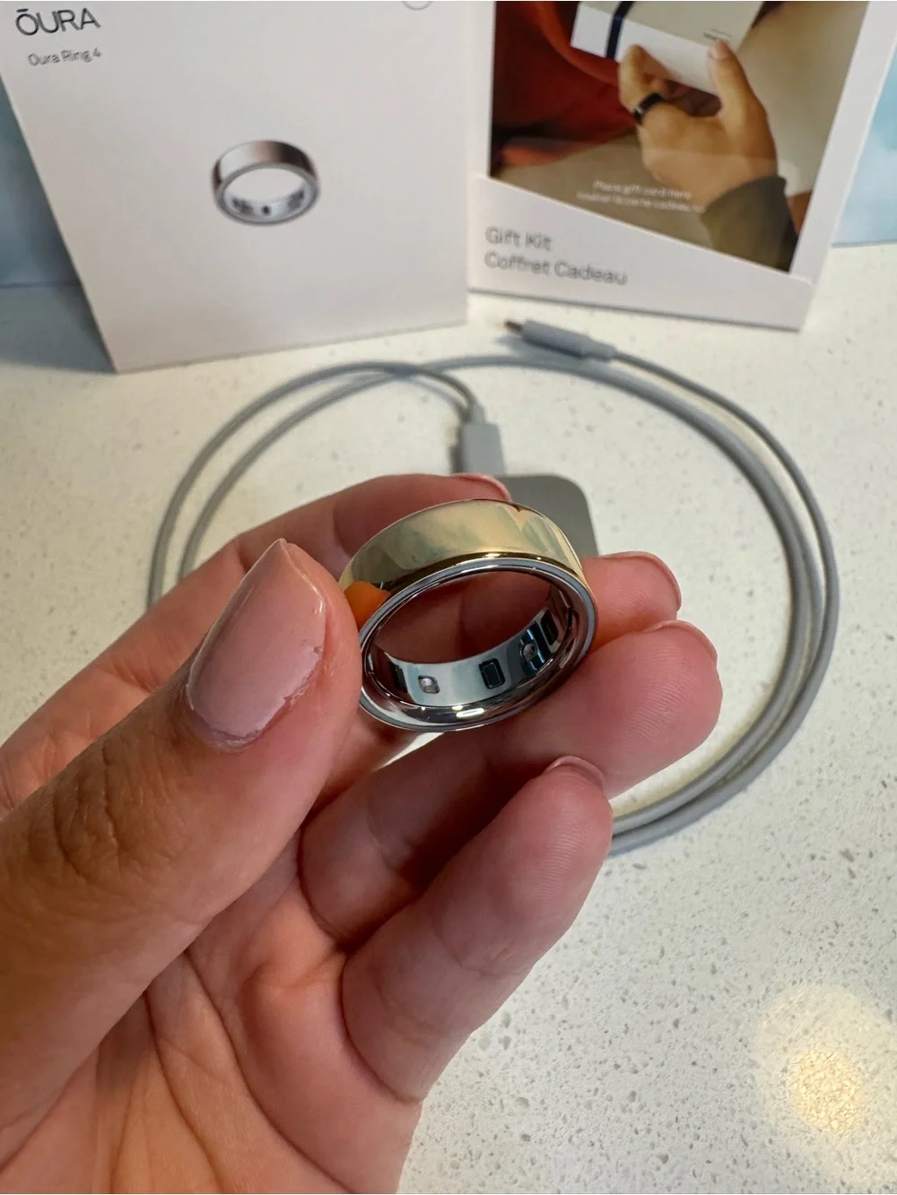 Rose Gold Oura Ring 4th Generation - Size 9
